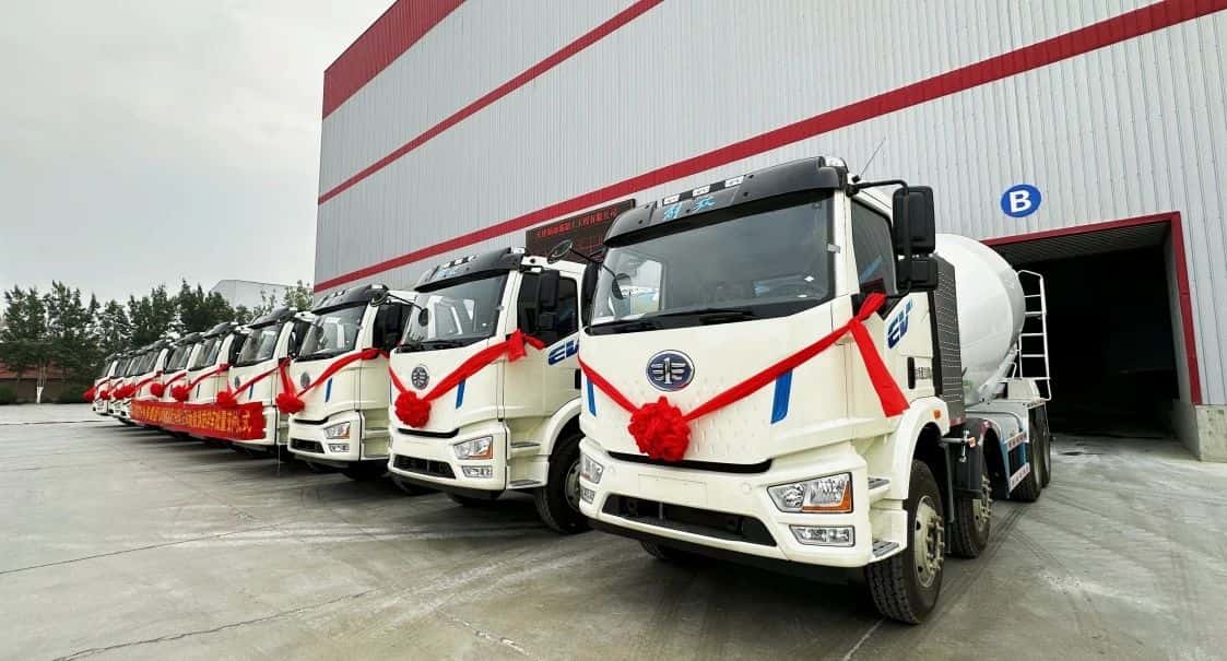 實力見證！中集車輛攪拌車再獲大客戶批量復購
